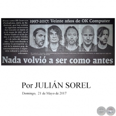 NADA VOLVI A SER COMO ANTES - Por JULIN SOREL - Domingo, 21 de Mayo de 2017